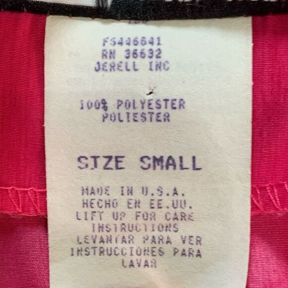 VTG Victoria Morgan Sport Women’s Size Small Spirit Jacket Pink Floral V Neck - Picture 3 of 6